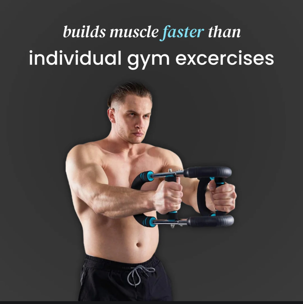 Soleste™ Adjustable Power-Twister — 60–110lb Arm & Chest Expander